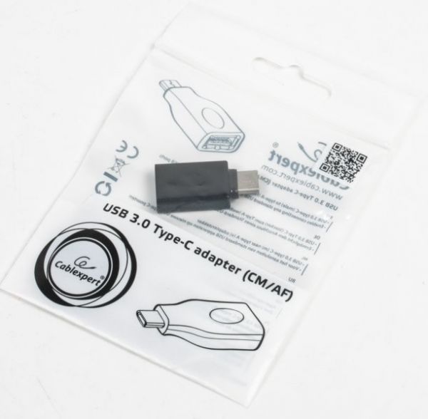 Адаптер Cablexpert A-USB3-CMAF-01 з USB 3.0 Type C на USB AF (мама)