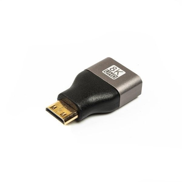 Адаптер Cablexpert AP-HDMI8K-FC HDMI, M/F mini-C, V2.1, 8K@60, алюміній