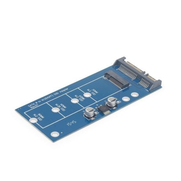 Адаптер Cablexpert EE18-M2S3PCB-01 міні-SATA для SSD накопичувача 1.8 дюйма M.2 (NGFF)