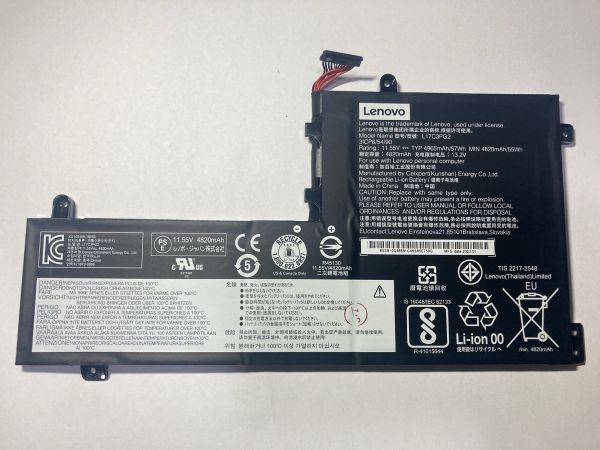 Акумулятор для ноутбука LENOVO L17C3PG2 11.55V 4820mAh, для Legion Y540-17, 5B10T30214
