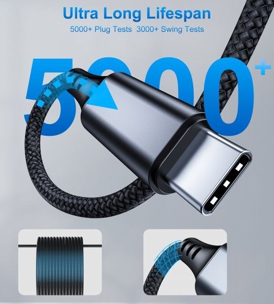 Аудiо-кабель CHOETECH AUX008-BK з Type-C (USB-C) - стерео-аудіо 3.5 мм (CDLA), 2м