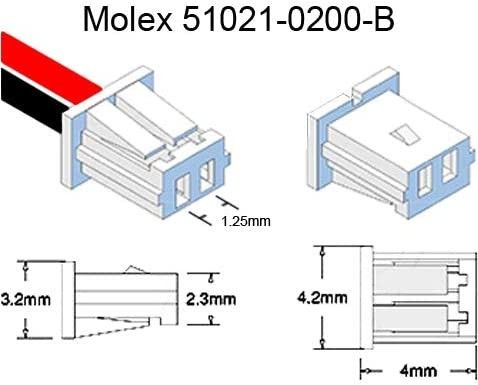 Батарейка OEM CR2032 2 pin 3V, з виводами 1..25мм (MOLEX 51021-0200-B)