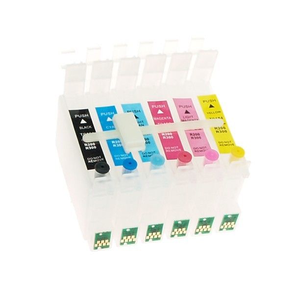 Блок  CB.0218 артриджів для СНПЧ EPSON R200/R300//RX500/RX620