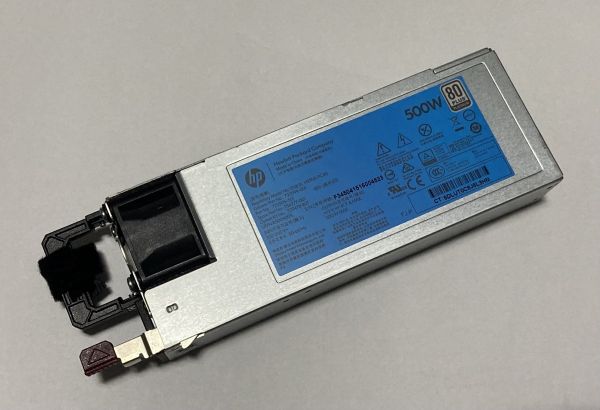 Блок живлення HP HSTNS-PC40 500W, для серверів G9 DL360, DL380, ML350 (754377-001) (723595-501)