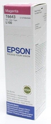 Чорнило Epson 664 для L100/L110/L120/L200/L210/L300/L366 magenta (C13T66434A)