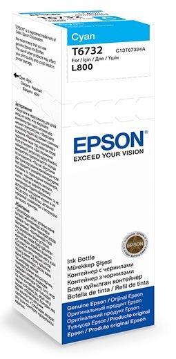 Чорнило Epson 673 для L800/805/810/850/1800 cyan (C13T67324A)