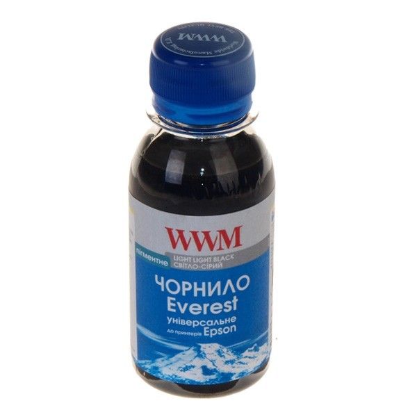 Чорнило WWM EVEREST універсальне пігментне для Epson, 100г, Light Light Black (EP02/LLBP-2)