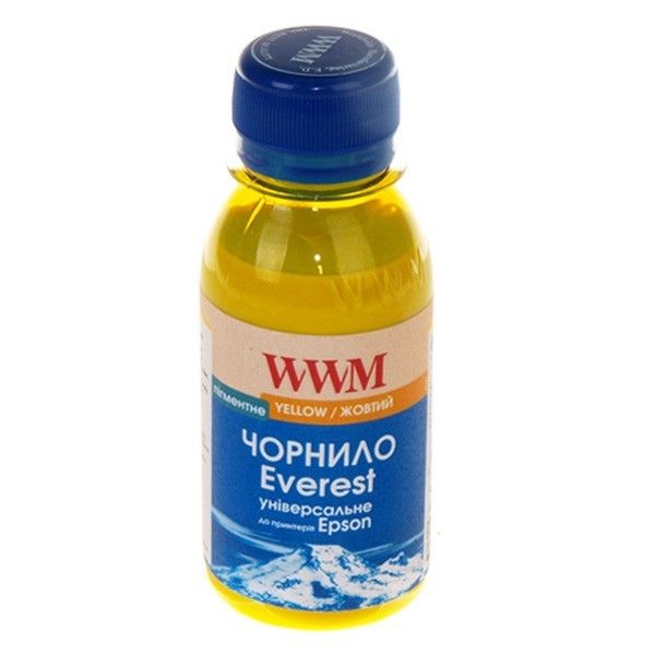Чорнило WWM EVEREST універсальне пігментне для Epson, 100г, Yellow (EP02/YP-2)