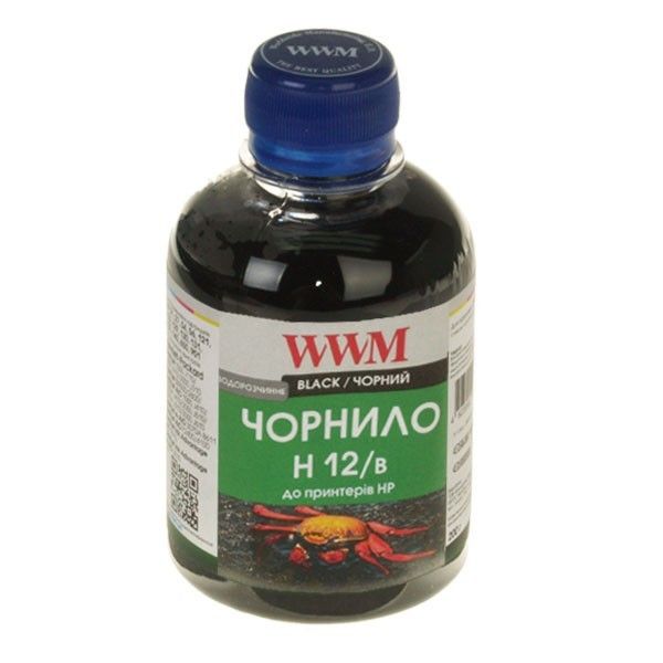 Чорнило WWM H12/B HP 10/13/14/82 (Black) (200 г)