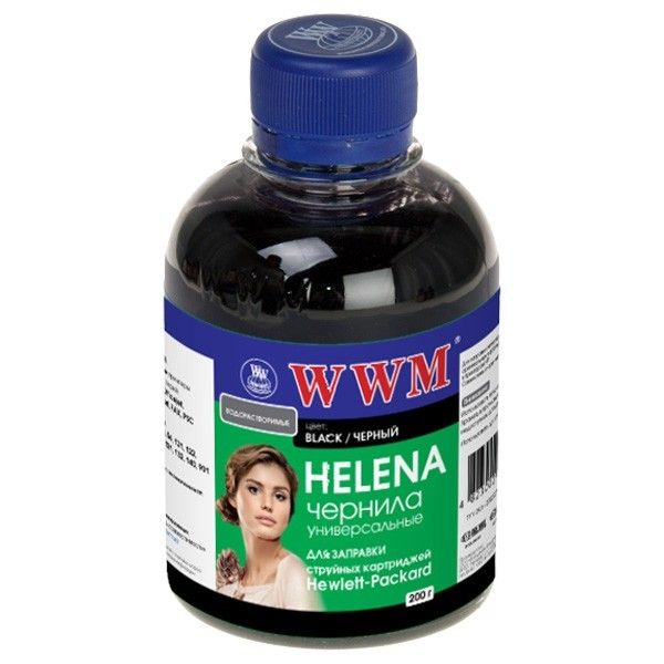 Чорнило WWM HP UNIVERSAL HELENA black, 200 г (HU/B)