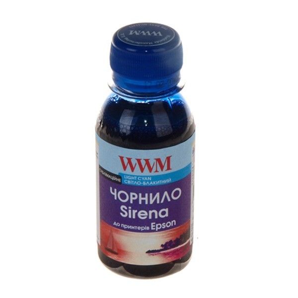 Чорнило WWM SIRENA сублімаційне універсальне, для Epson, 100г Light Cyan (ES01/LC-2)
