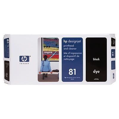 Друкуюча головка HP C4950A No. 81 Black Dye Printhead and Cleaner