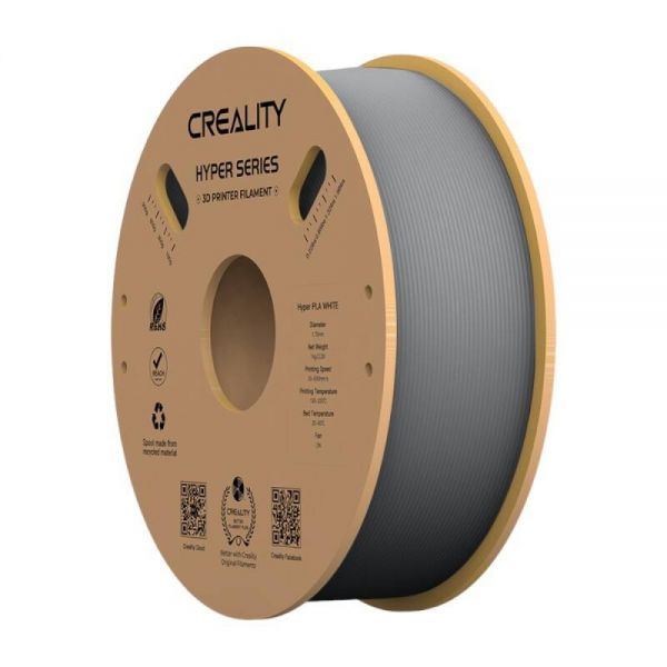 Філамент для 3D-принтера Creality Hyper PLA 1.75mm Gray, 1кг (3301010340)