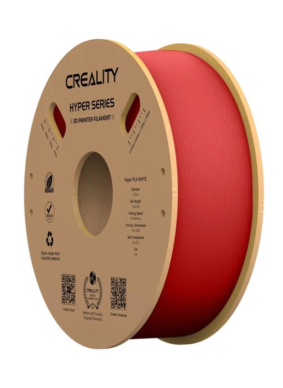 Філамент для 3D-принтера Creality Hyper PLA 1.75mm Red, 1кг (3301010342)