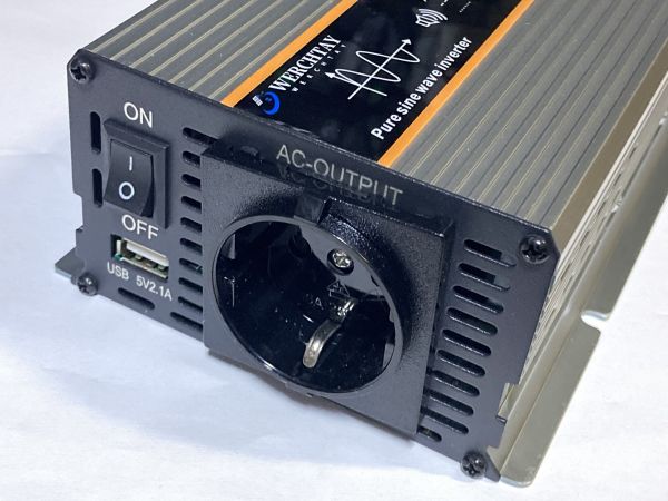 Інвертор SOLAR POWER 1500W/3000W вхід DC 12V, вихід AC 230V, 1500Вт, USB 5V DC, чиста правильна синусоїда (SP-3000)