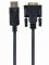 Кабель Cablexpert CC-DPM-DVIM-6 DisplayPort вилка/DVI вилка, 1.8 м