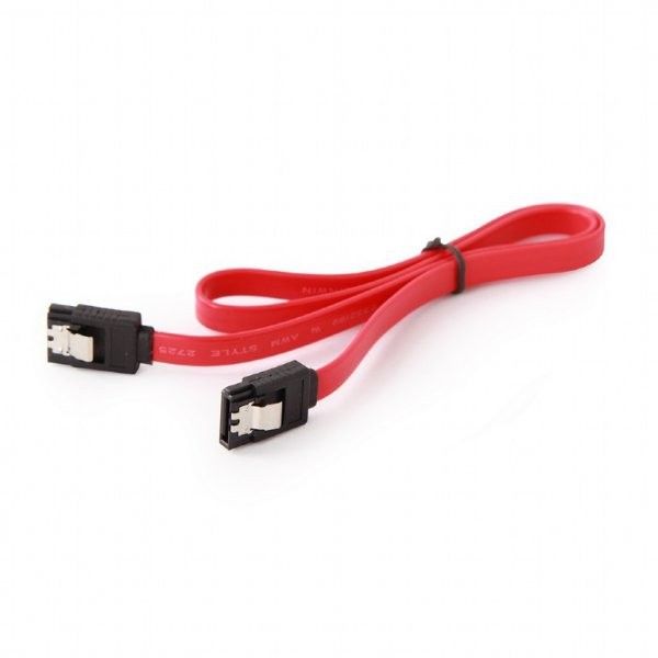 Кабель Cablexpert CC-SATAM-DATA передачі даних SATA III, прямий, з защіпками, 50 см