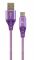 Кабель Cablexpert CC-USB2B-AMCM-2M-PW USB 2.0 A-тато/Type-C тато, преміум, 2.1 А