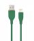 Кабель Cablexpert CC-USB2S-AM8PM-1.5M-G USB 2.0 А-тато/Lightning, 1,5 м, преміум, 2.1 А, силіконовий корпус, зелений