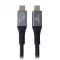 Кабель Cablexpert CCBP-USB3-CMCM100-0.5M , USB Type C 3.2 Gen2*2 20Gbps, 100W(20V5A), 4K60Hz, C-тато/C-тато, 0,5 м, преміум