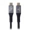 Кабель Cablexpert CCBP-USB4-CMCM240-1.5M USB4 40Gbps, 240W(48V5A), 8K60Hz, C-тато/C-тато, 1,5 м, преміум