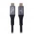 Кабель Cablexpert CCBP-USB4-CMCM240-1.5M USB4 40Gbps, 240W(48V5A), 8K60Hz, C-тато/C-тато, 1,5 м, преміум