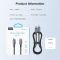 Кабель CHOETECH XCC-1014-BK USB 2.0 C-тато/C-тато, 60 ватт, 1.2 м, преміум