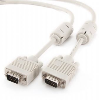 Кабель Gembird CBL-PVGA-10 VGA 3+4C HD15M папа/HD15M папа, подвійний-екран, 2 ферити, 3 м