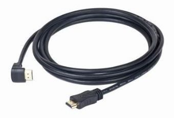 Кабель Gembird CC-HDMI490-15 HDMI V.1.4 вилка/кутова вилкав, з позолоченими коннекторами, 4.5 м, поліетиленова упаковка