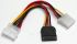 Кабель Gembird CC-SATA-PSY2 кабель живлення (Molex) папа/мама+SATA кабель живлення, 135 мм