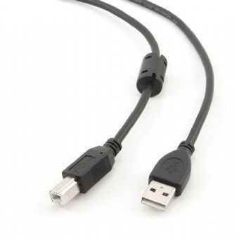 Кабель Gembird CCF-USB2-AMBM-10 преміум якість USB 2.0 A-папа/B-папа, 3 м з феритовою серцевиною