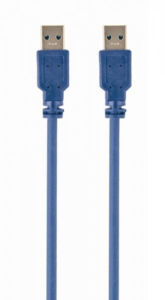 Кабель Maxxter U-AMAM3-0.5m USB3.0 A-папа/А-папа (AM-AM), 0,5 м, преміум