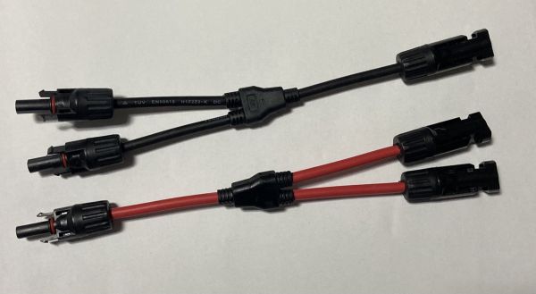 Кабель OEM MC4-Y розгалужувач для сонячних панелей, 6 мм2, DC1000V 30A, пара (MC4-Y-6)