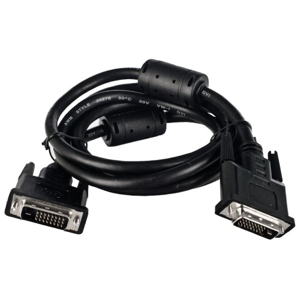 Кабель Patron CAB-PN-DVI-DVI-18F DVI-DVI (24+1PIN) 1.8 м ФЕРИТ