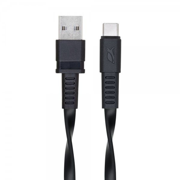 Кабель RivaCase PS6002 BK12  USB 2.0 Type-C,, 1.2 м, чорний