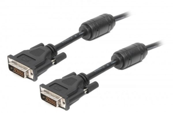 Кабель Viewcon VD 106-3м. DVI2 3м, 24+1конт., феррит, блістер