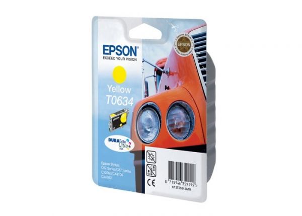 Картридж Epson C13T06344A10 StC67/ C87, CX3700/ 4100/ 4700 yellow