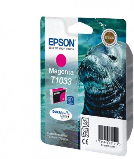 Картридж Epson C13T10334A10 StT30/ 40W, TX550W/ 510FN/ 600FW magenta, 11, 1 мл