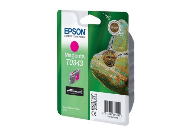 Картридж Epson С13T034340 SP2100 magent C13T03434
