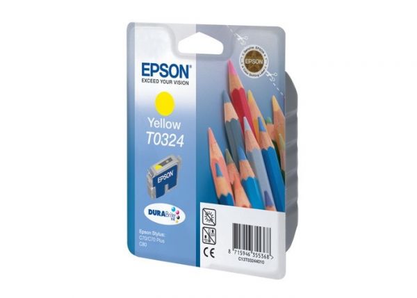 Картридж Epson T032440 StC70/C80 yellow