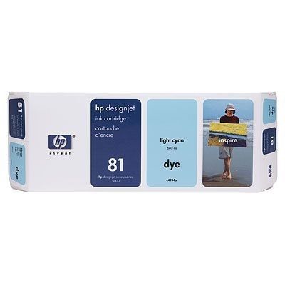 Картридж HP C4934A No.81 DesignJ5000/ 5500 Lt cyan
