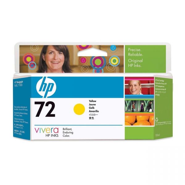 Картридж HP C9373A 72 Yellow Ink Cartridge, 130ml