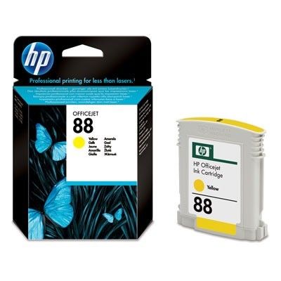 Картридж HP C9388AE 88 Yellow Ink Cartridge with Vivera Ink, 9 ml