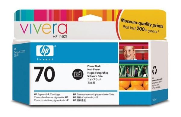 Картридж HP C9449A 70 Photo Black Ink Cartridge with Vivera Ink, 130 ml