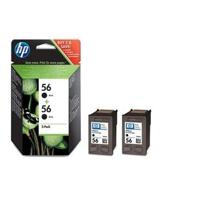 Картридж HP C9502AE Комплект HP No.56 Black Ink Cartridge, 2 шт. C6656AE
