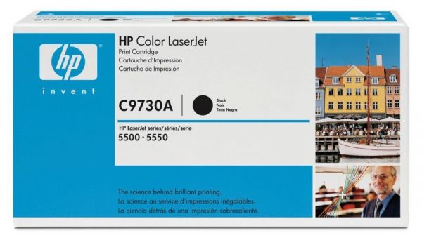 Картридж HP C9730A Color LaserJet 5500/5550 smart print cartridge, black, 13 000pages