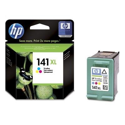 Картридж HP CB338HE 141XL Tri-colour Ink. Print Cartridge with Vivera Inks