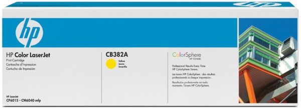 Картридж HP CB382A HP CLJ CM6040/ CM6030 series yellow