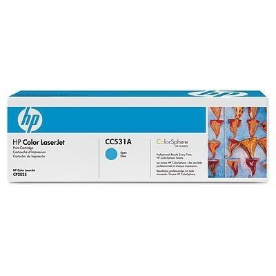 Картридж HP CC531A Color LaserJet CP2025/CM2320 Cyan Print Cartridge, 2800 pages