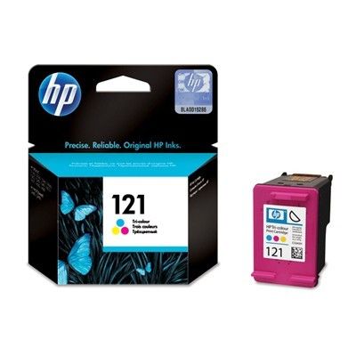 Картридж HP CC643HE 121 Tri-color Ink Cartridge, 165 стр.